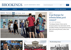 布鲁金斯学会 官方网址 美国组织网站大全