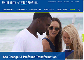 西佛罗里达大学 官方网址 美国教育网站大全