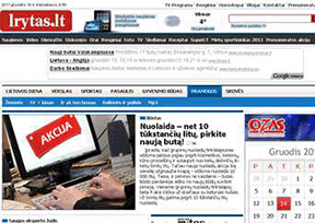 《立陶宛晨报》 官方网址 立陶宛新闻网站大全